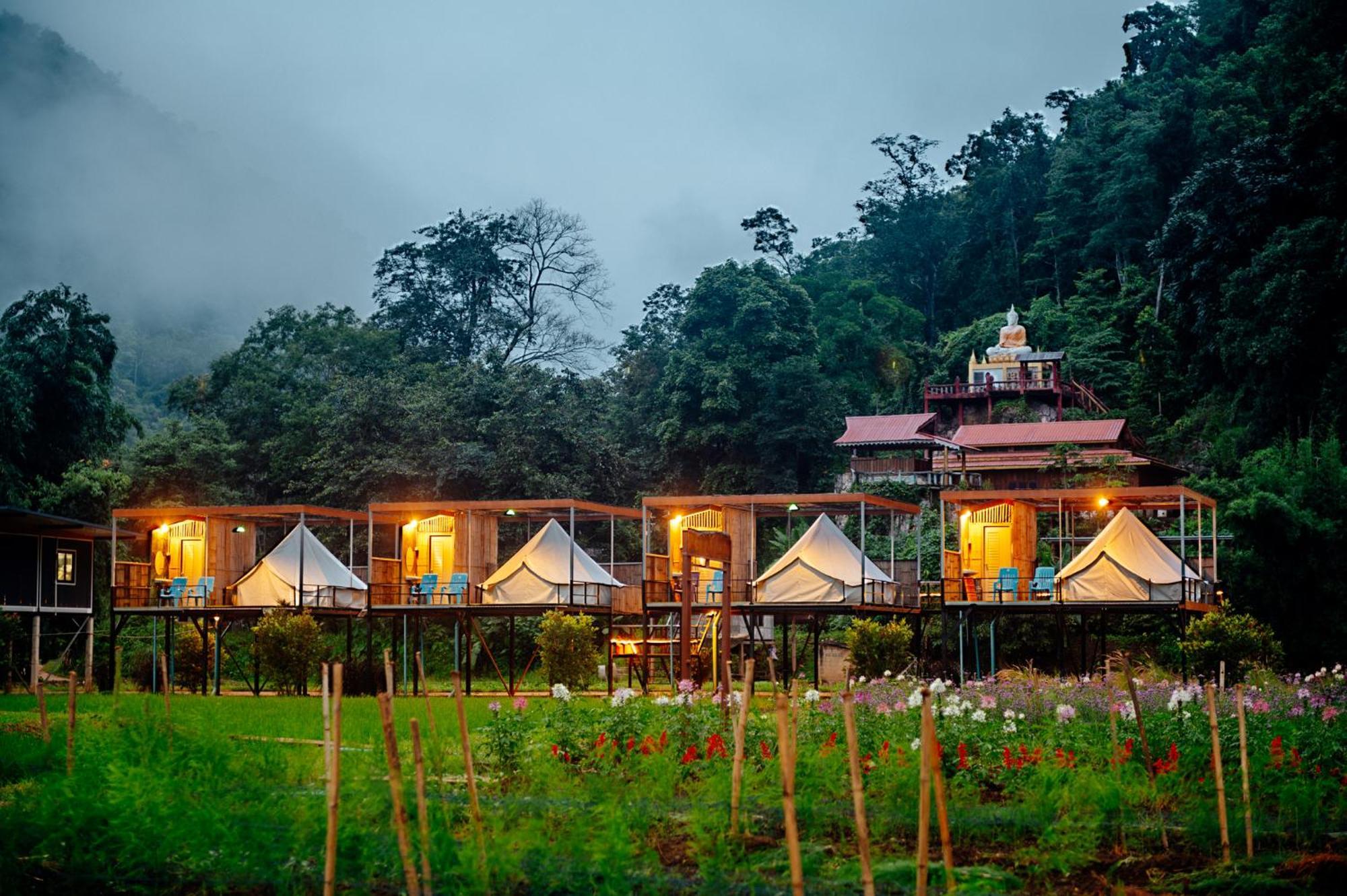 Hotel เนเจอร์วัลเล่ย์แคมป์ ปางมะผ้า Extérieur photo