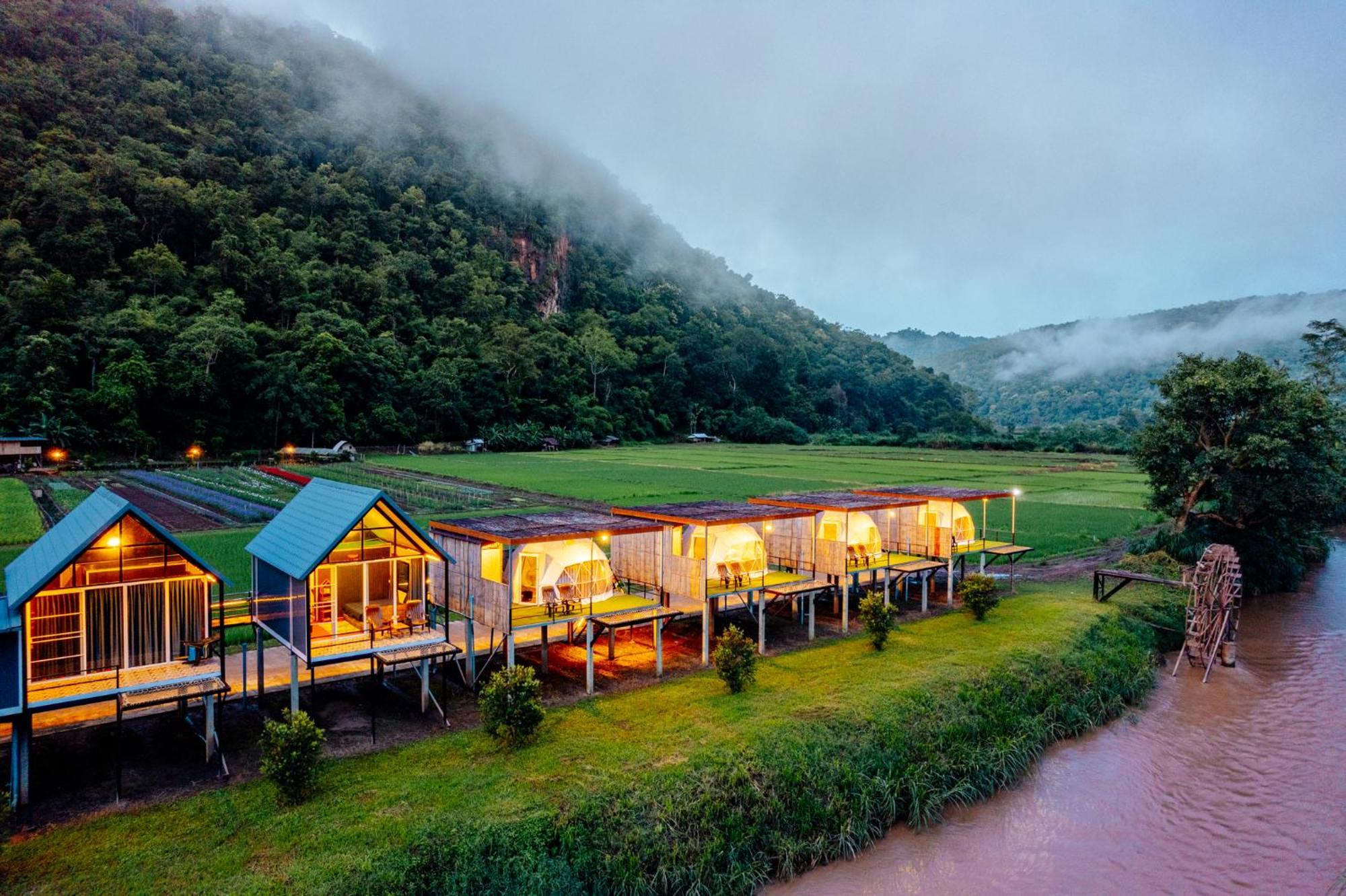 Hotel เนเจอร์วัลเล่ย์แคมป์ ปางมะผ้า Extérieur photo